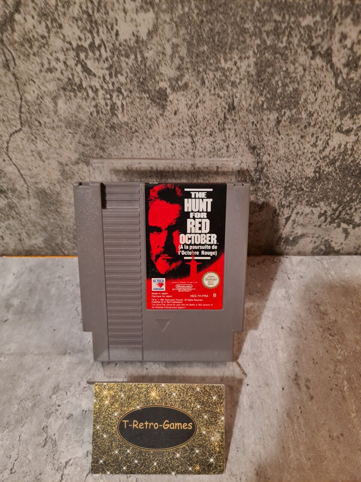 Nintendo NES Spiel The Hunt For Red October Modul FRA - T-Retro-Games 