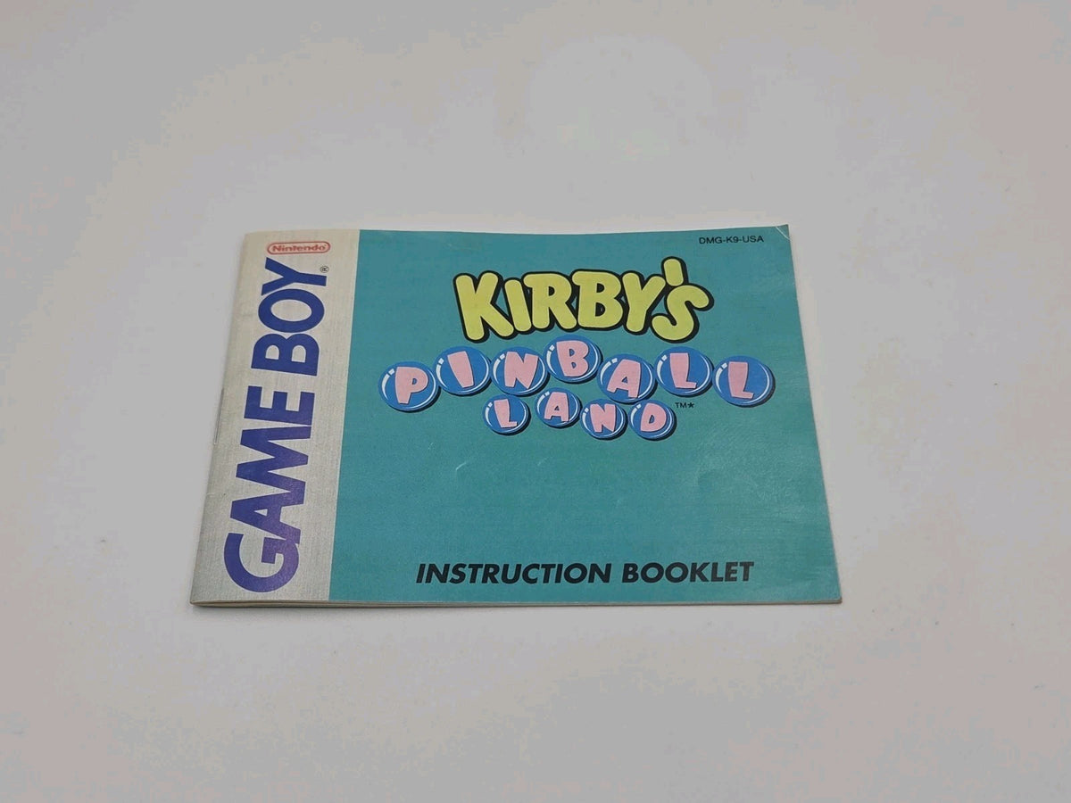 Nintendo Game Boy Classic Spiel Kirby's Pinball Land mit OVP und Anleitung USA