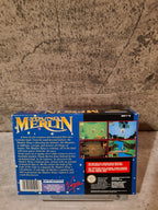 SNES Super Nintendo Young Merlin mit OVP und Anleitung + Players Guide UKV - T-Retro-Games 