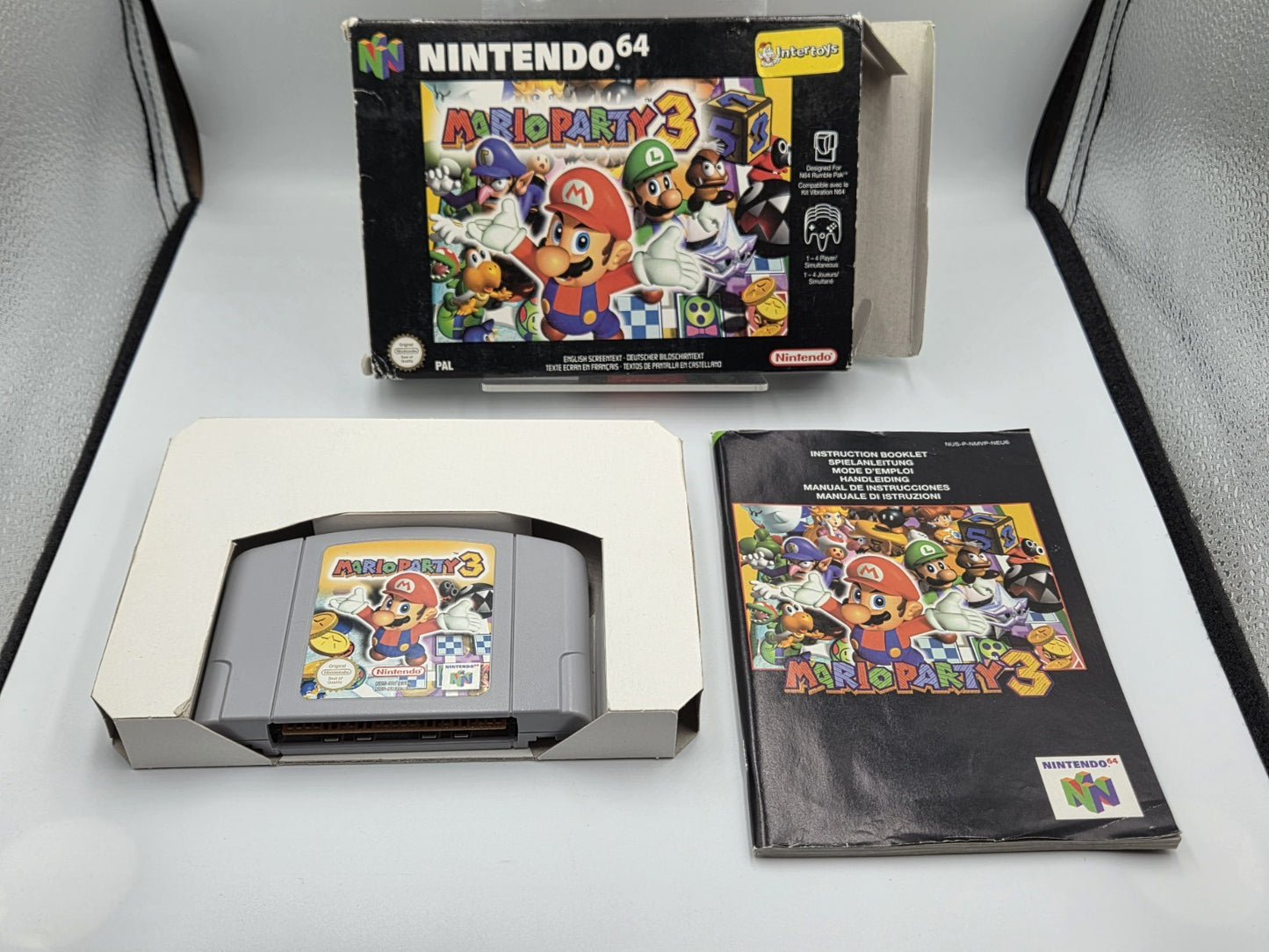 N64 Nintendo 64 Mario Party 3 mit OVP und Anleitung  EUR