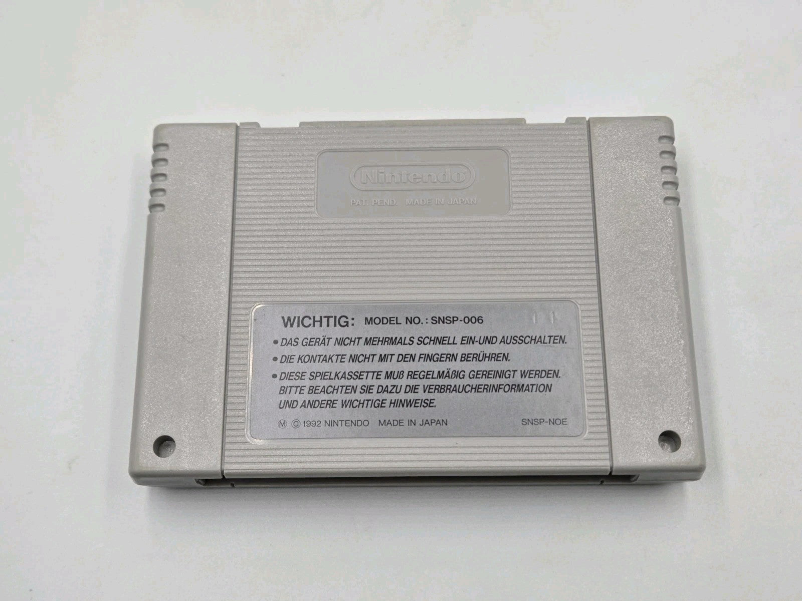 SNES Super Nintendo True Lies mit OVP und Anleitung NOE