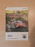 N64 Nintendo 64 Top Gear Rally 2 Spielanleitung Instruction Booklet EUR