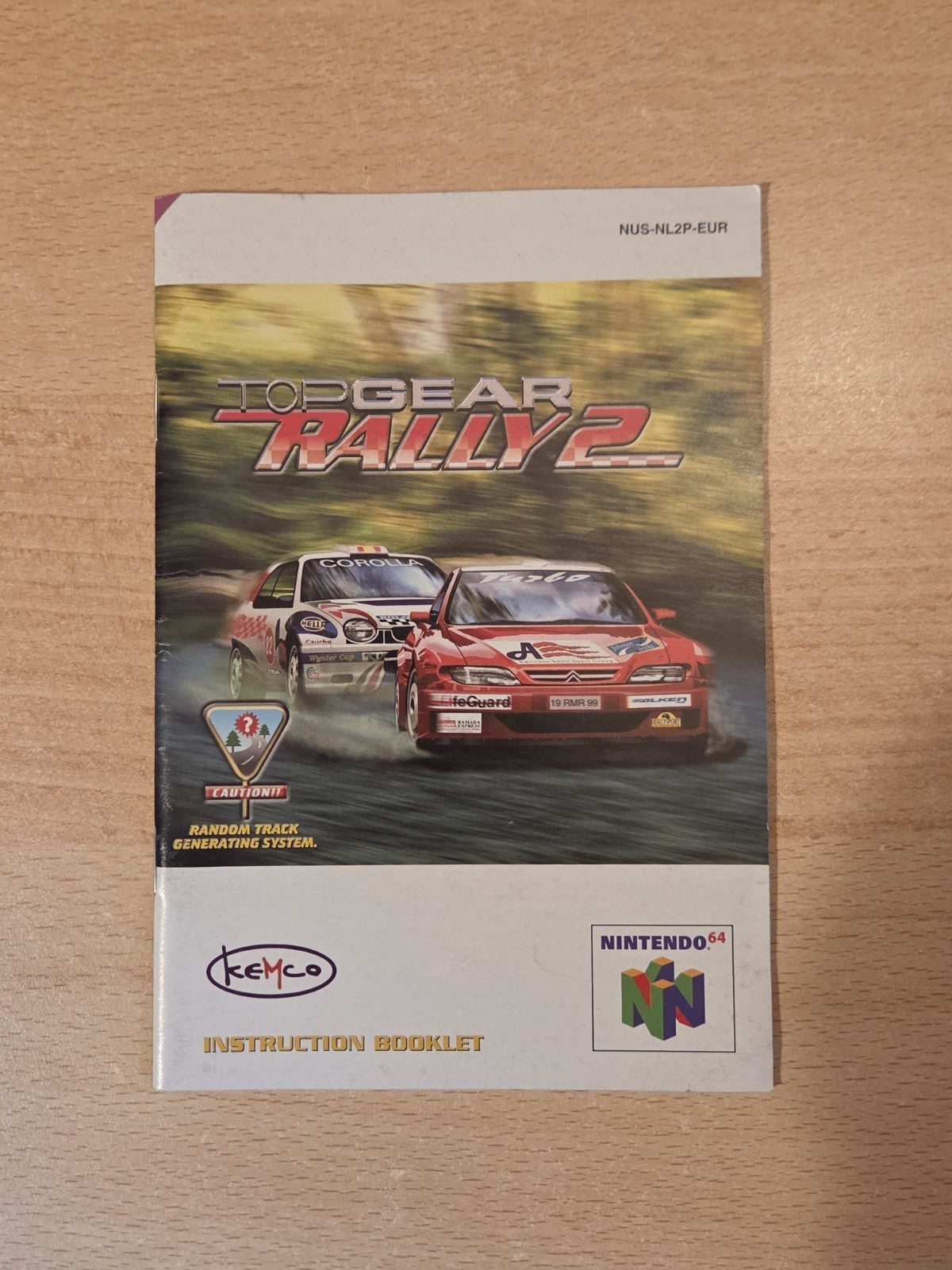 N64 Nintendo 64 Top Gear Rally 2 Spielanleitung Instruction Booklet EUR