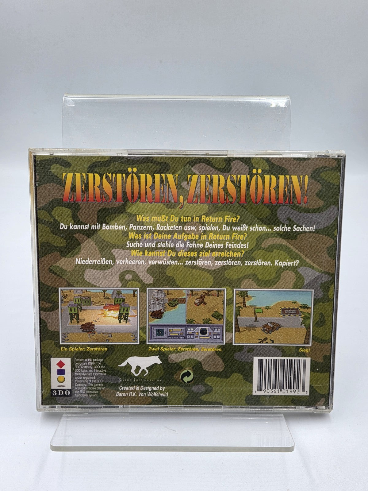3DO Spiel Return Fire mit OVP und Anleitung Deutsch