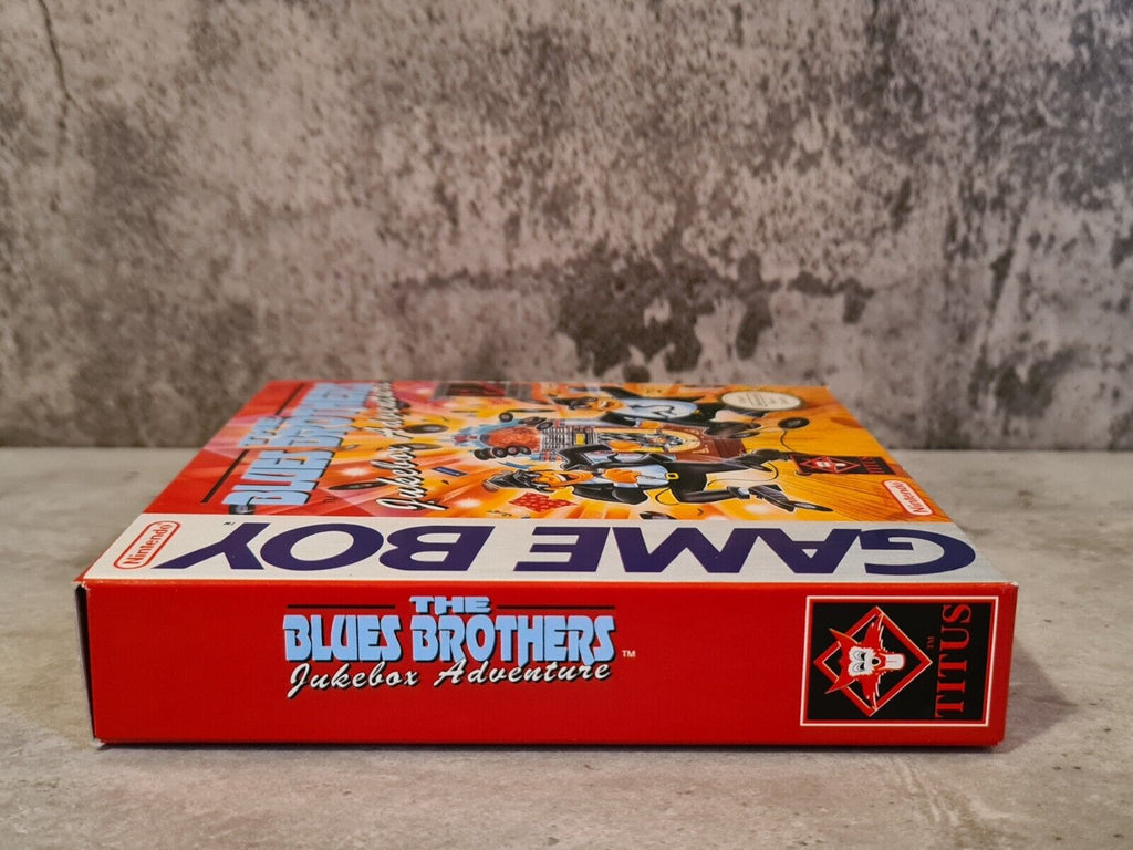 Game Boy Classic The Blues Brothers Jukebox Adventures mit OVP und Anleitung FRG - T-Retro-Games 