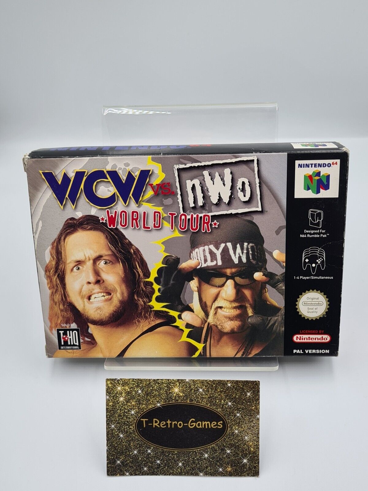 N64 Nintendo 64 WCW vs. NWO World Tour mit OVP und Anleitung EUR - T-Retro-Games 