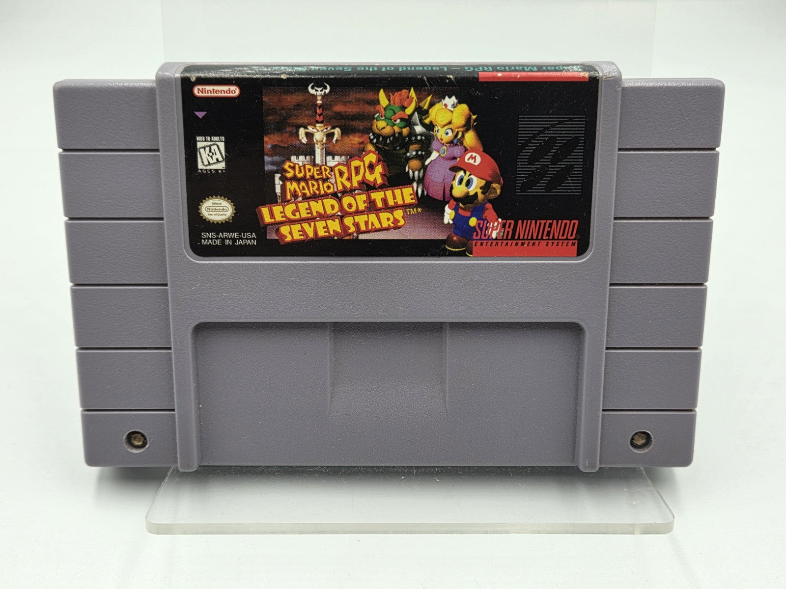 SNES Super Nintendo Super Mario RPG Legend of The Seven Stars   NTSC USA Modul