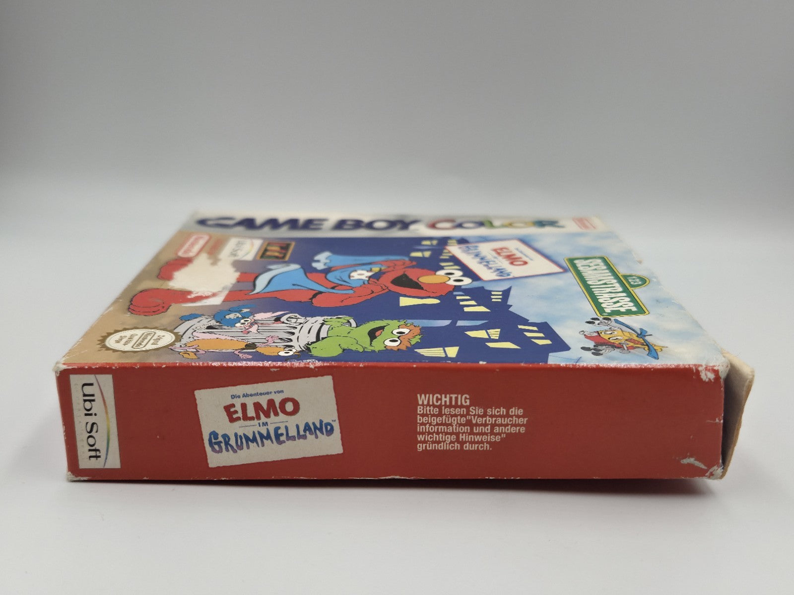 Game Boy Color Die Abenteuer von Elmo im Grümmelland mit OVP und Anleitung NOE