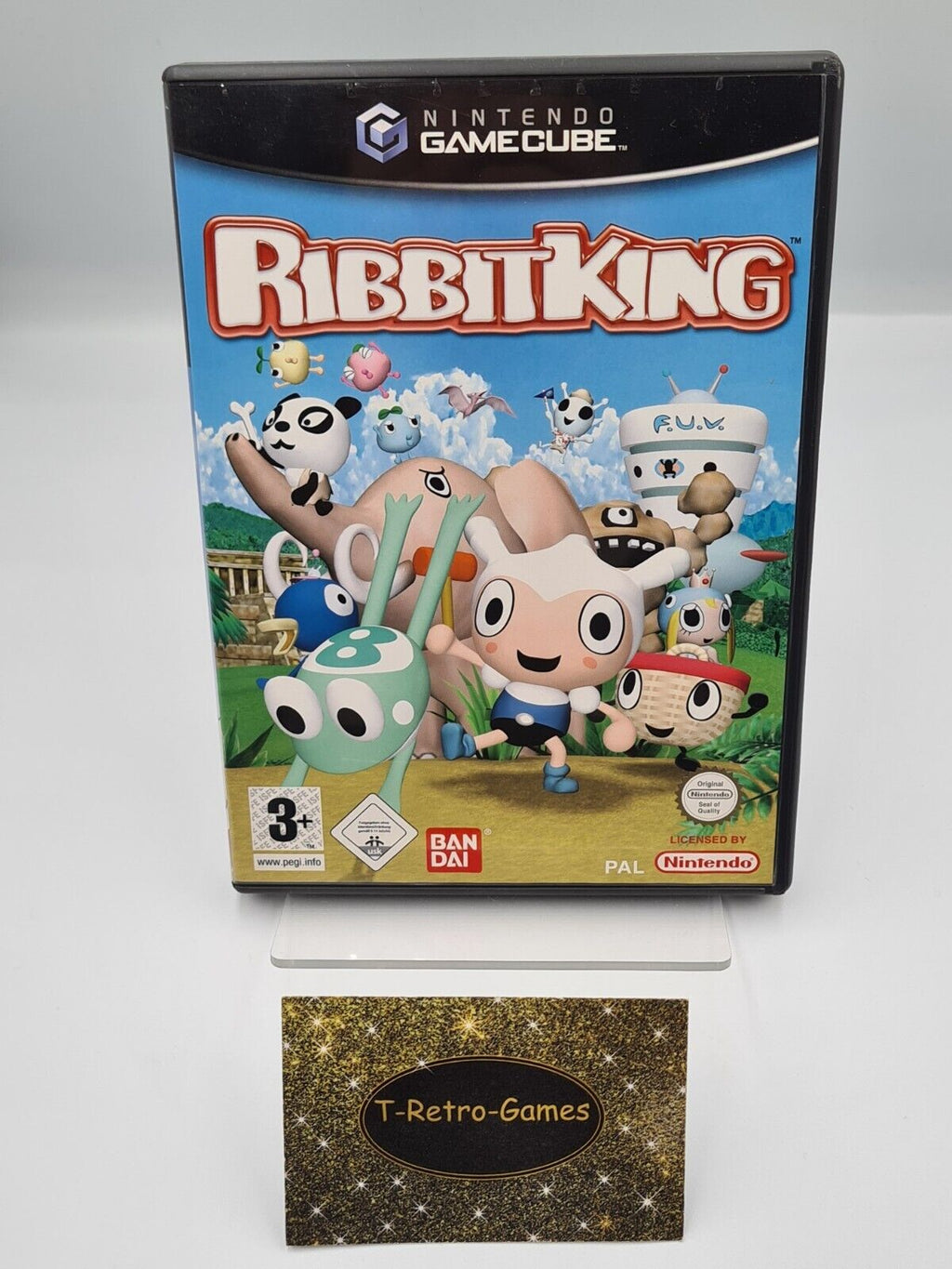 Nintendo GameCube Ribbit King mit OVP und Anleitung EUR - T-Retro-Games 