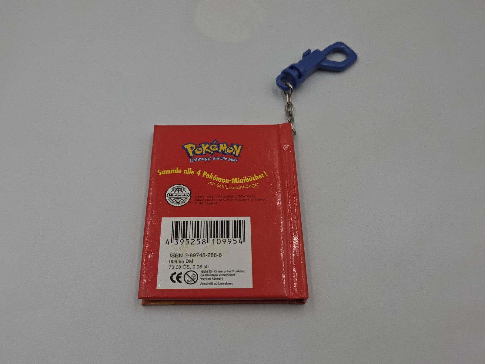 4 Pokemon Mini Bücher Feuer Wasser Elektro Normale Pokemon Nintendo