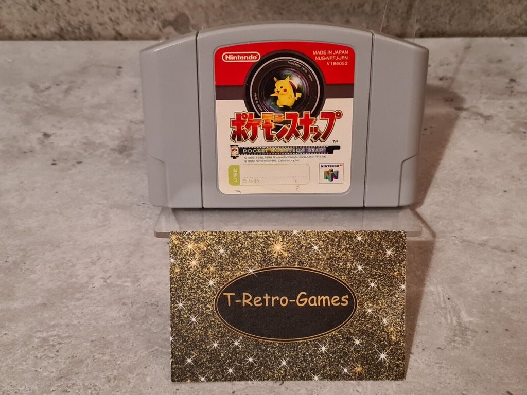 N64 Nintendo 64 NTSC-J Pocket Monsters Snap Japan Modul - T-Retro-Games 