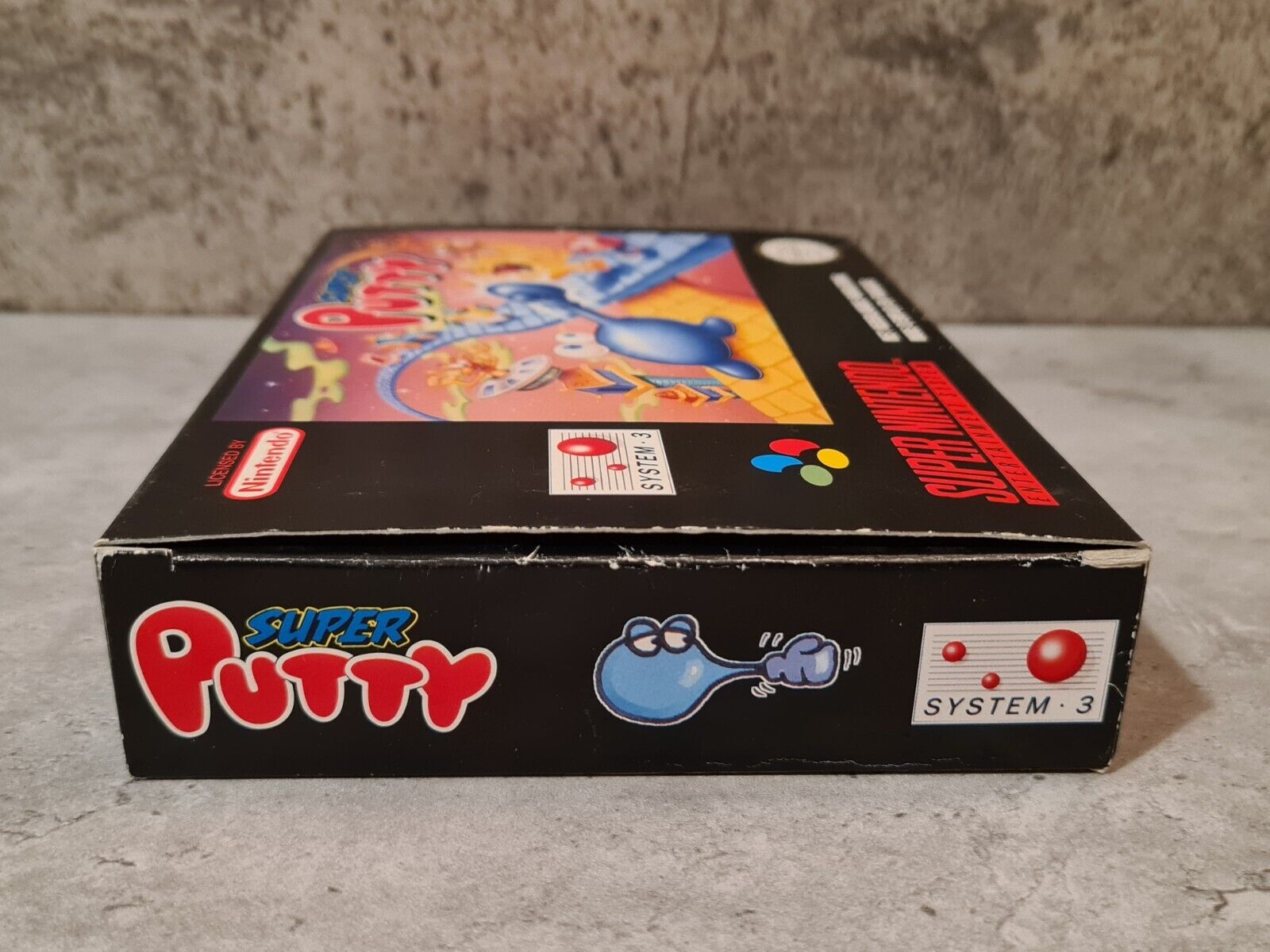 SNES Super Nintendo Super Putty mit OVP und Anleitung FAH - T-Retro-Games 
