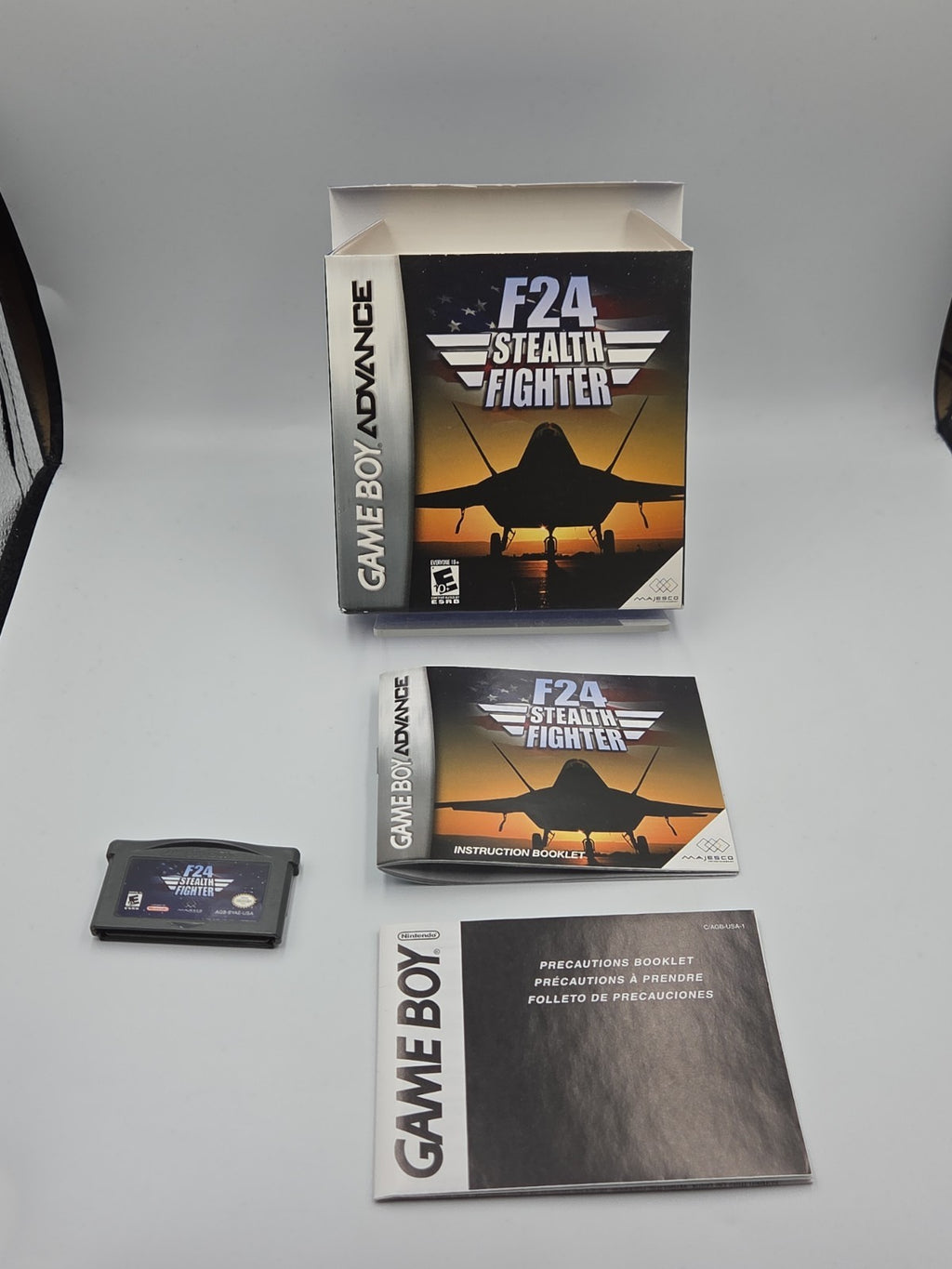 Game Boy Advance Spiel F24 Stealth Fighter mit OVP und Anleitung USA