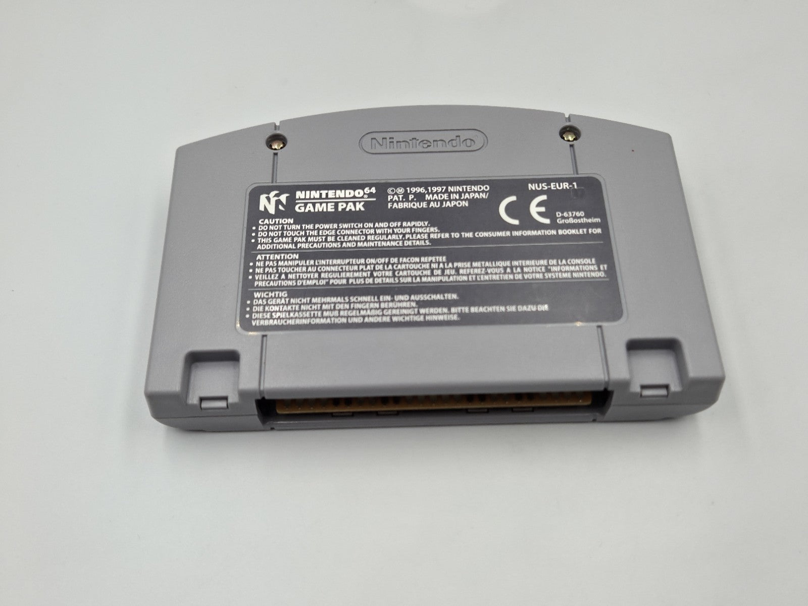 N64 Nintendo 64 Bomberman 64 mit OVP und Anleitung NOE