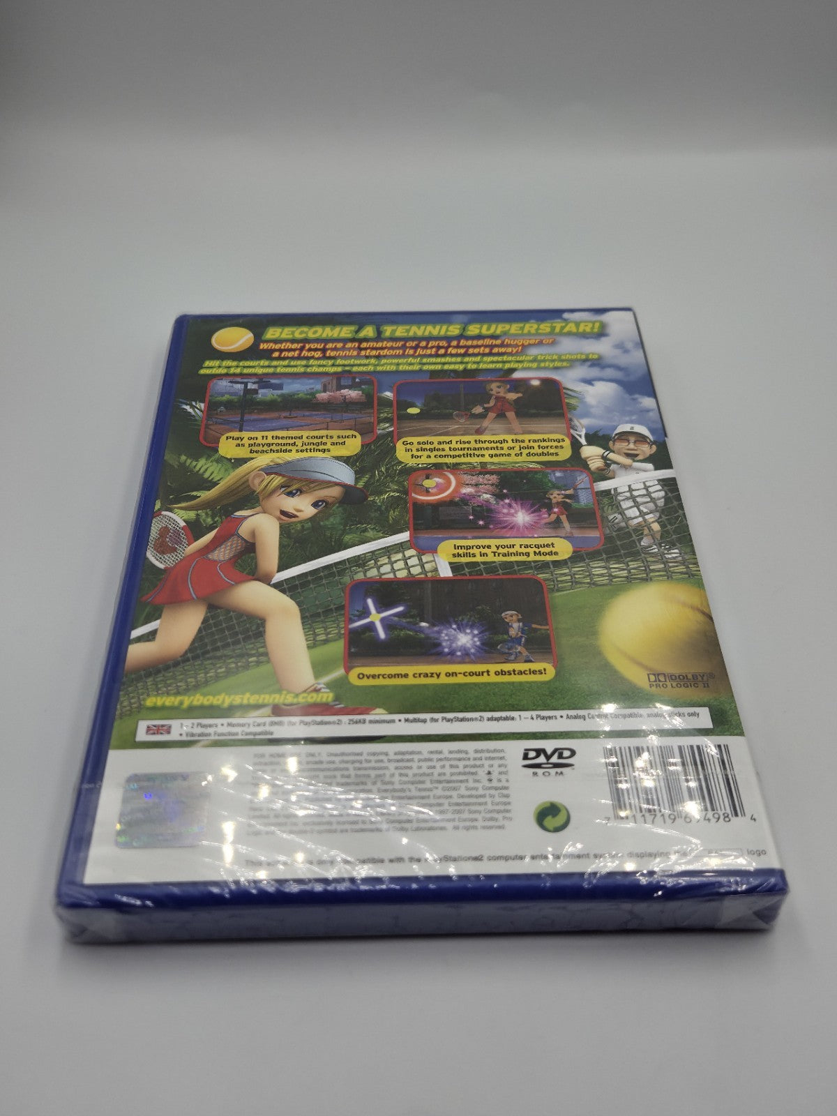 PS2 Playstation 2 Spiel Everybody's Tennis Sealed Neu New Englisch