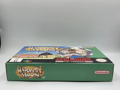 SNES Super Nintendo Harvest Moon mit OVP und Anleitung AUS