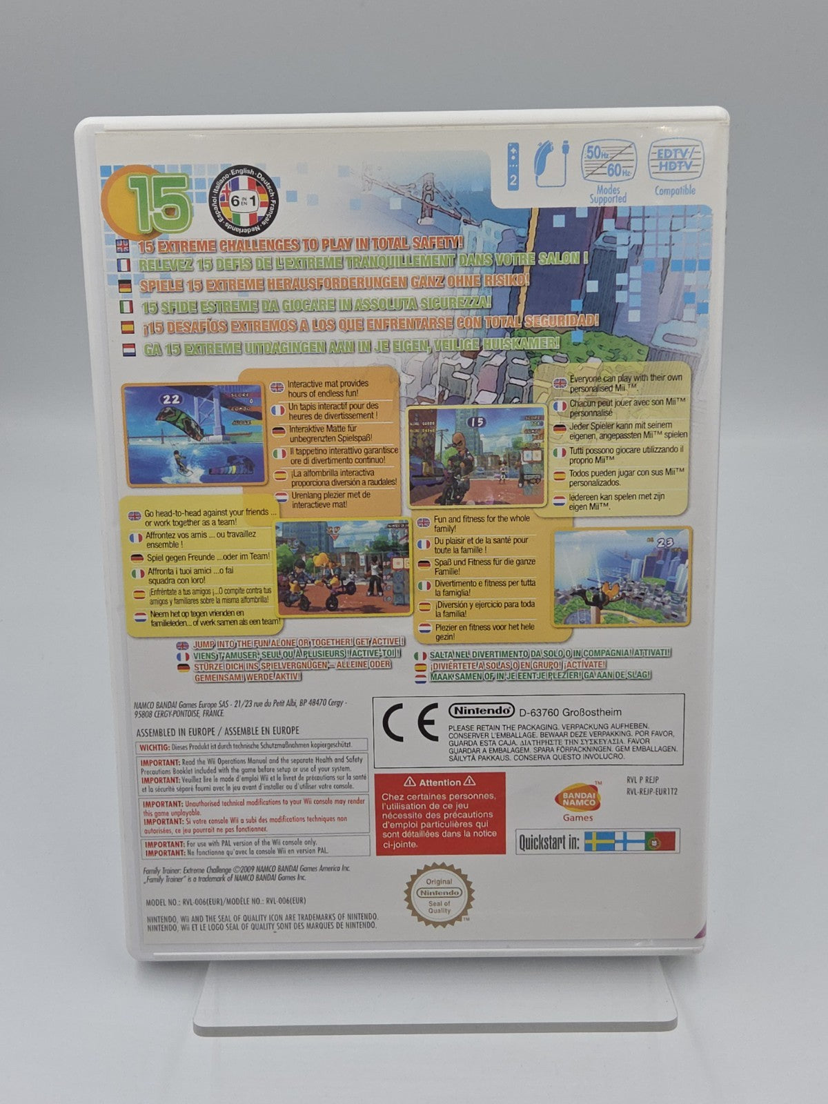 Nintendo Wii Spiel Family Trainer extreme Challenge mit OVP und Anleitung EUR