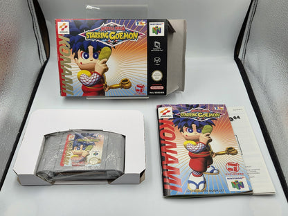 N64 Nintendo 64 Mystical Ninja Starring Goemon mit OVP und Anleitung EUR