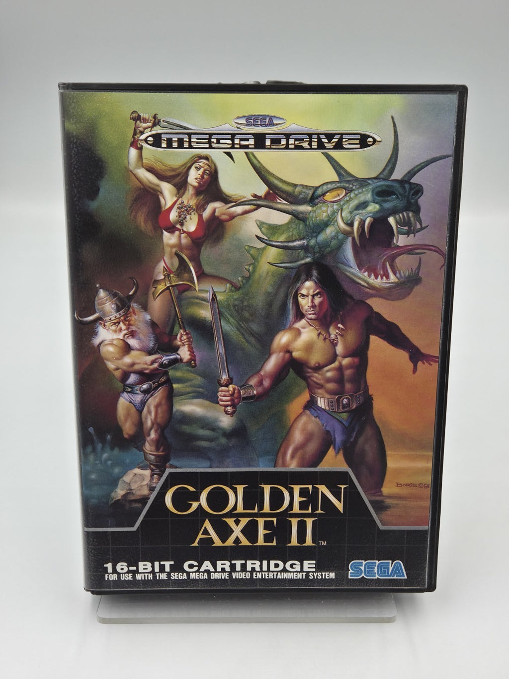 Sega Mega Drive Spiel Golden Axe II mit OVP und Anleitung Multilingual 
