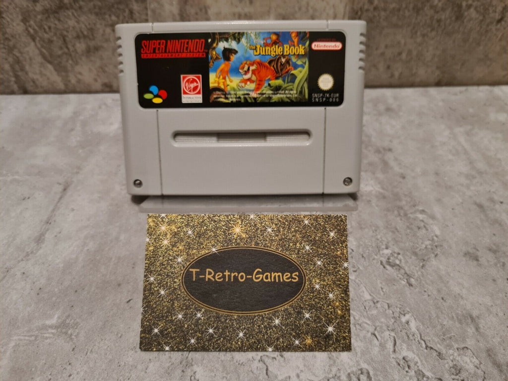 SNES Super Nintendo Disney's The Jungle Book Modul EUR - T-Retro-Games 