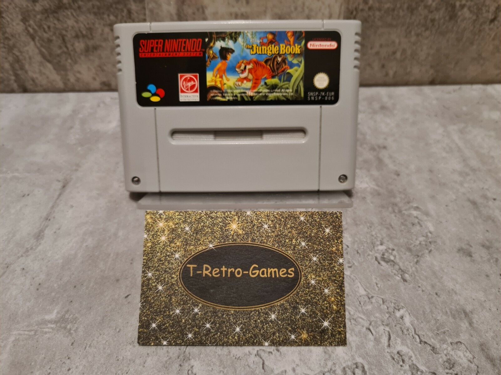 SNES Super Nintendo Disney's The Jungle Book Modul EUR - T-Retro-Games 