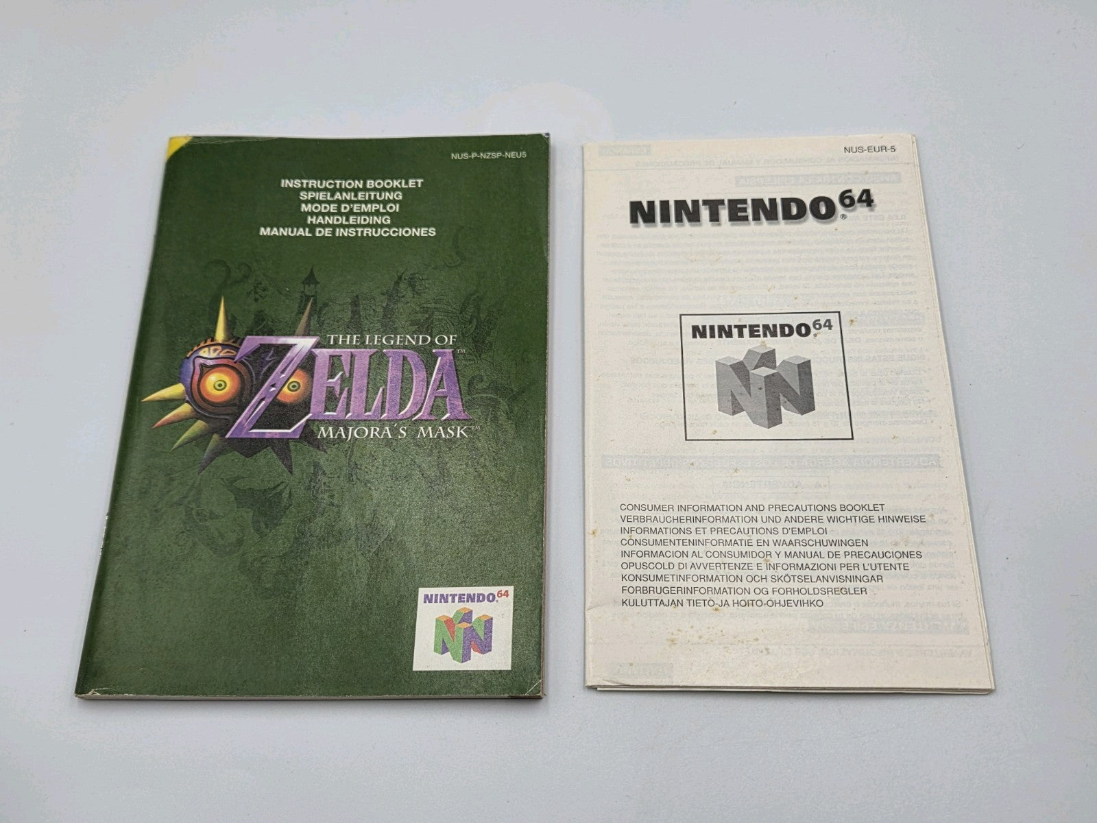 N64 Nintendo 64 The Legend of Zelda Majora's Mask mit OVP und Anleitung EUR
