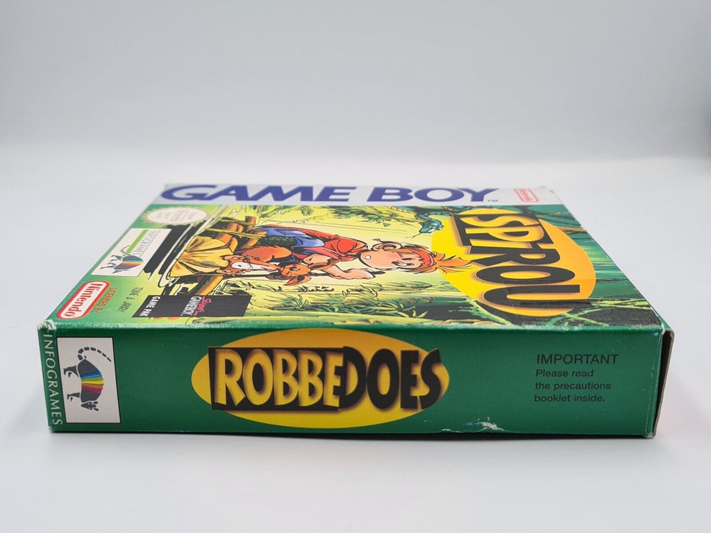 Nintendo Game Boy Classic Spirou / Robbedoes mit OVP und Anleitung FAH - T-Retro-Games 
