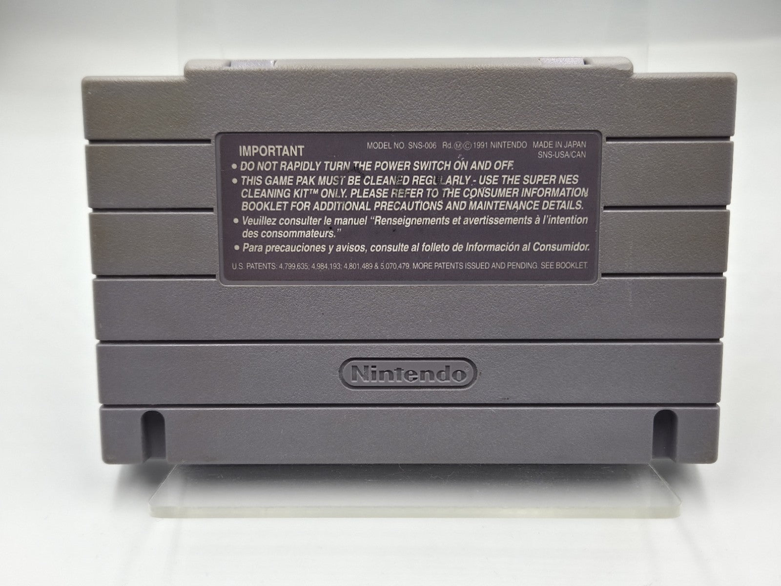 SNES Super Nintendo Spiel Super Mario World NTSC USA Modul