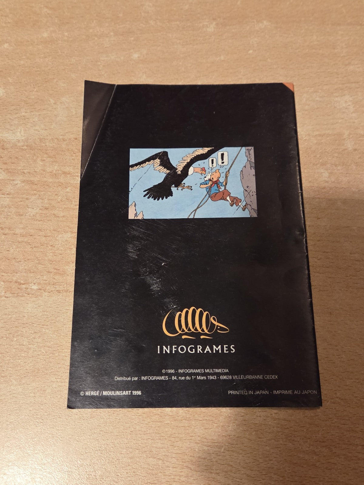 SNES Super Nintendo TinTin Le Temple Du Soleil Instruction Booklet FAH