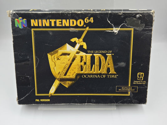 N64 Nintendo 64 The Legend of Zelda Ocarina of Time mit OVP und Anleitung NOE