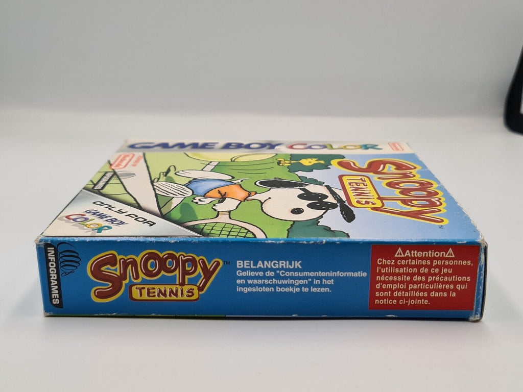 Nintendo Game Boy Color Snoopy Tennis mit OVP und Anleitung FAH - T-Retro-Games 