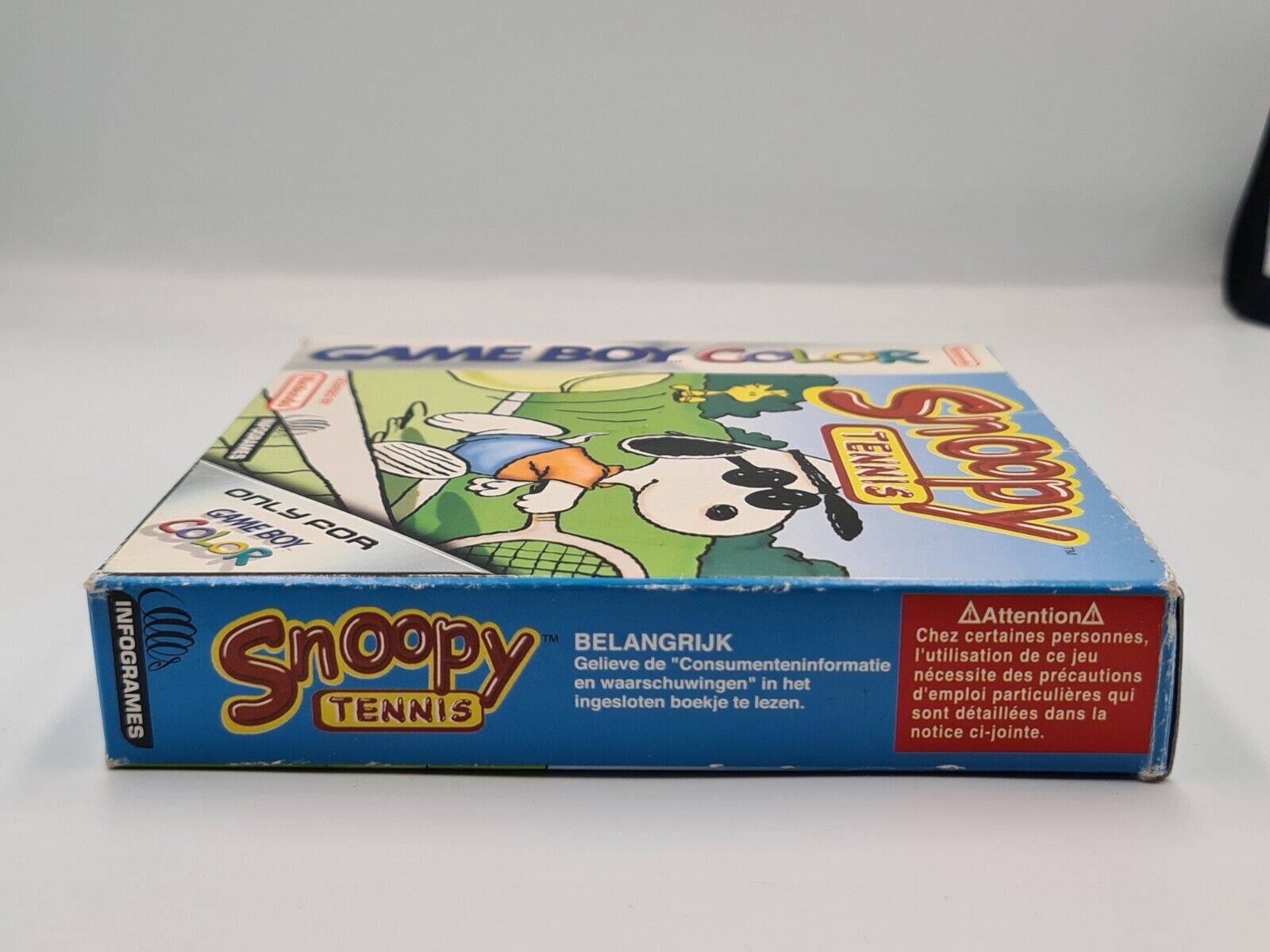 Nintendo Game Boy Color Snoopy Tennis mit OVP und Anleitung FAH - T-Retro-Games 