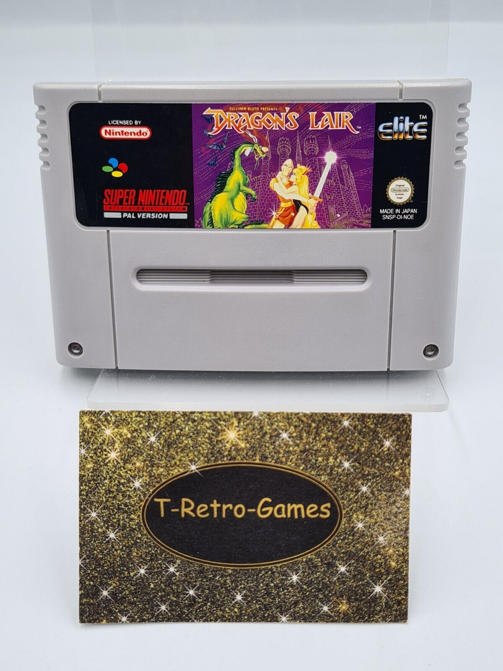 SNES Super Nintendo Dragon's Lair Modul NOE - T-Retro-Games 