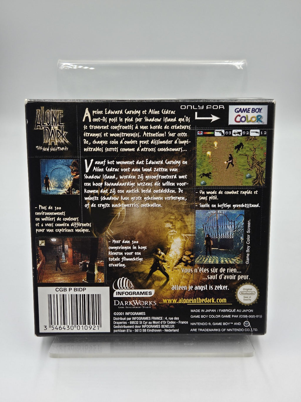 Nintendo Game Boy Color Spiel Alone In The Dark mit OVP und Anleitung FAH