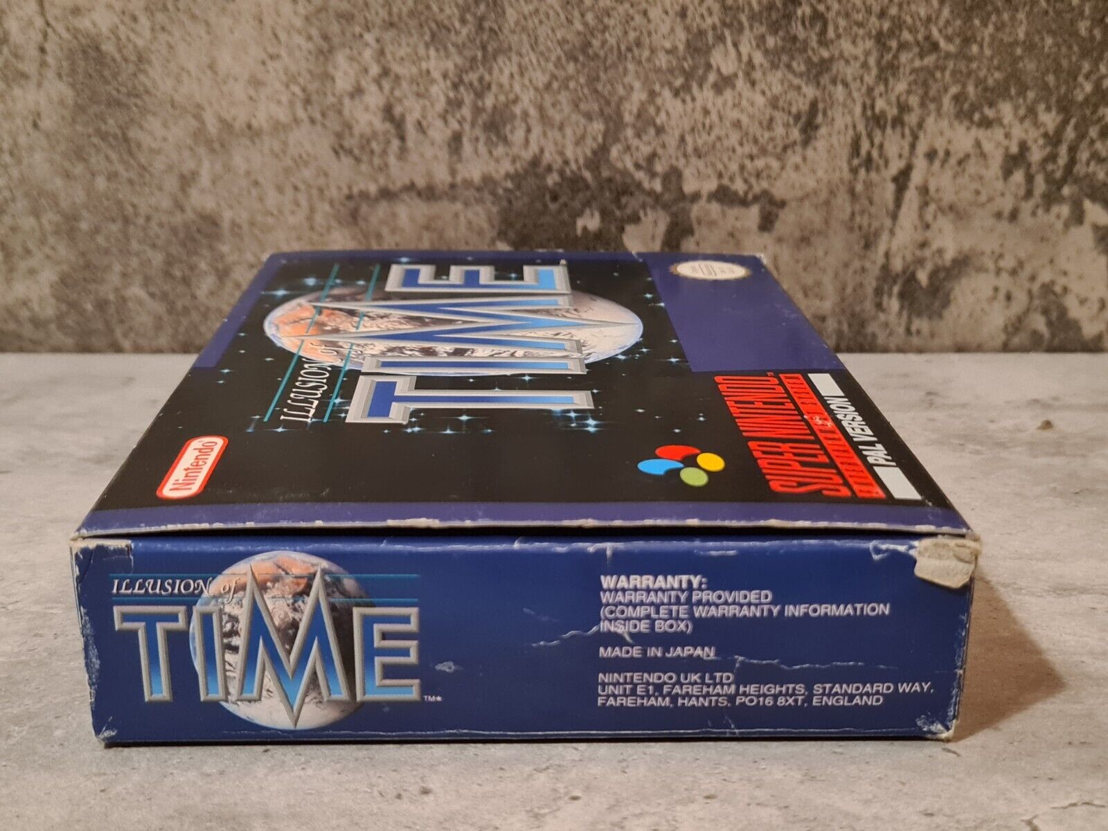 SNES Super Nintendo Illusion of Time mit OVP und Anleitung + Karte UKV - T-Retro-Games 