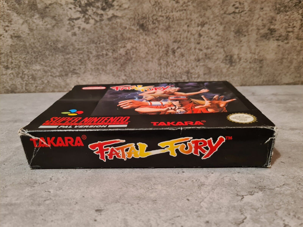 SNES Super Nintendo Fatal Fury mit OVP und Anleitung NOE - T-Retro-Games 