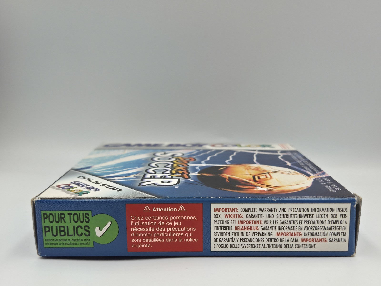 Nintendo Game Boy Color Pocket Soccer mit OVP und Anleitung EUR