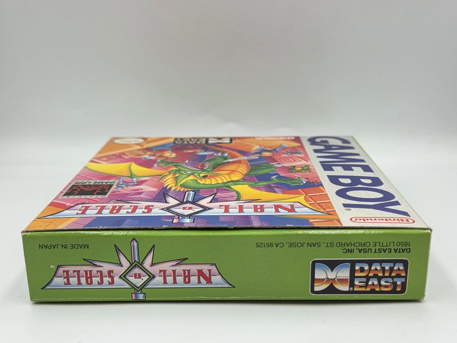 Nintendo Game Boy Classic Spiel Nail 'N Scale mit OVP und Anleitung USA