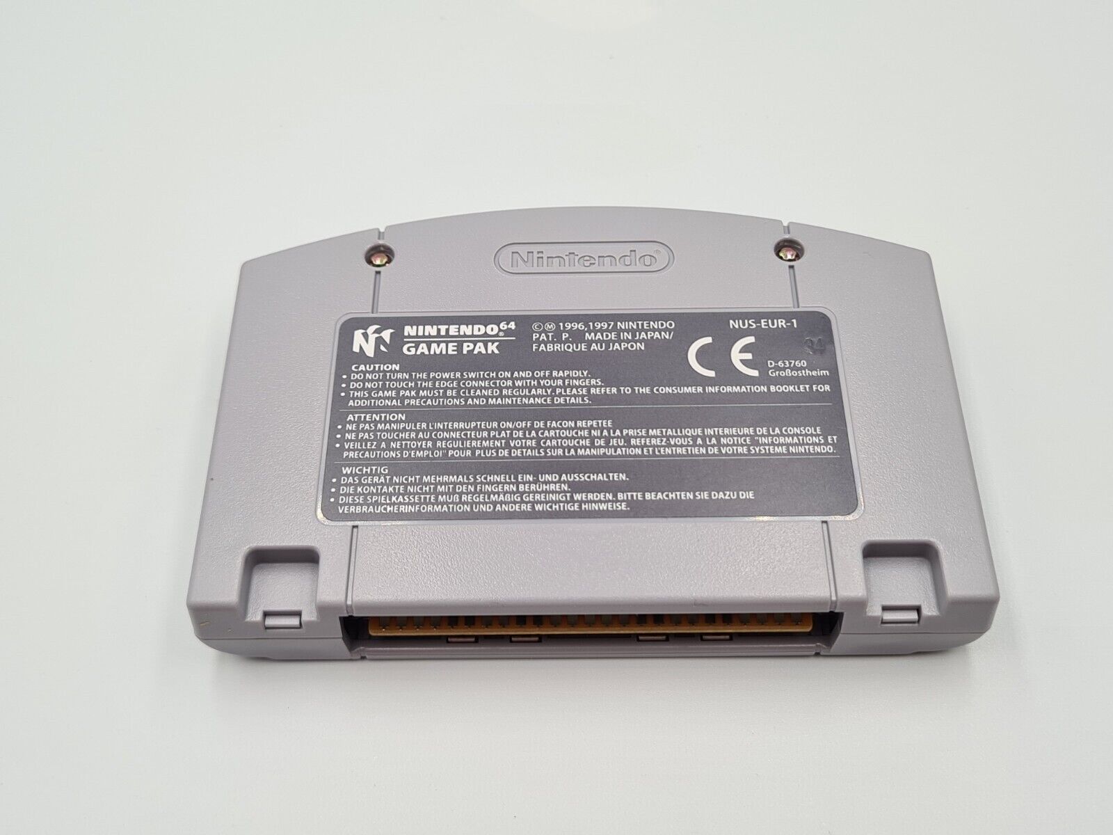 N64 Nintendo 64 F-1 World Grand Prix mit OVP und Anleitung NOE - T-Retro-Games 