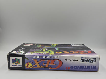 N64 Nintendo 64 Gex 3 Deep Cover Gecko mit OVP und Anleitung EUR