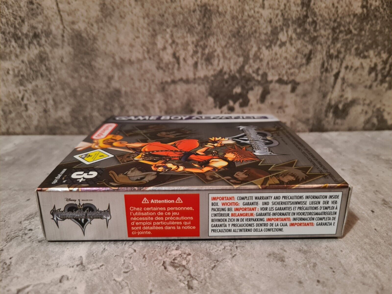 Gameboy Advance Kingdom Hearts Chain of Memories mit OVP und Anleitung EUR - T-Retro-Games 