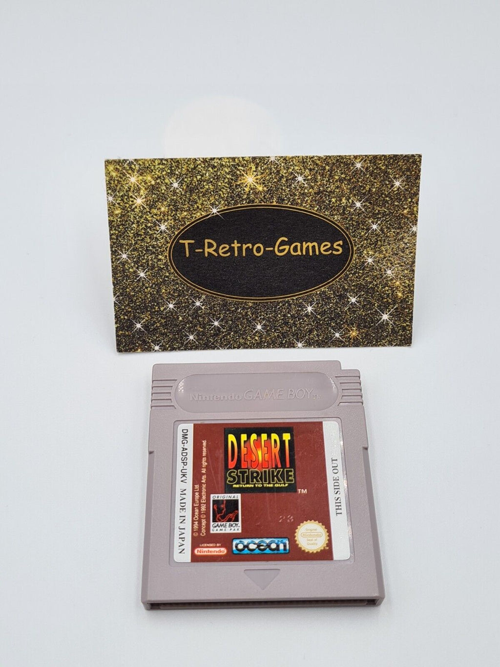 Nintendo Game Boy Classic Spiel Desert Strike Return to the Golf Modul UKV - T-Retro-Games 