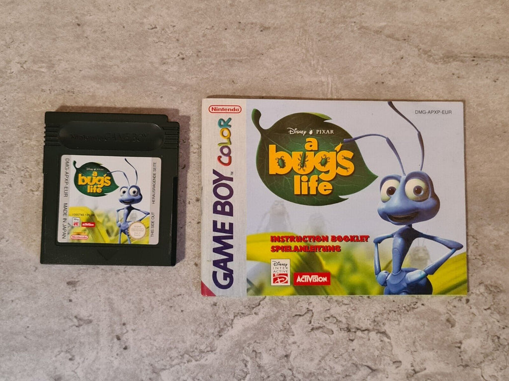 Game Boy Color Disney Pixar a Bug's Life mit OVP und Anleitung + Poster EUR - T-Retro-Games 