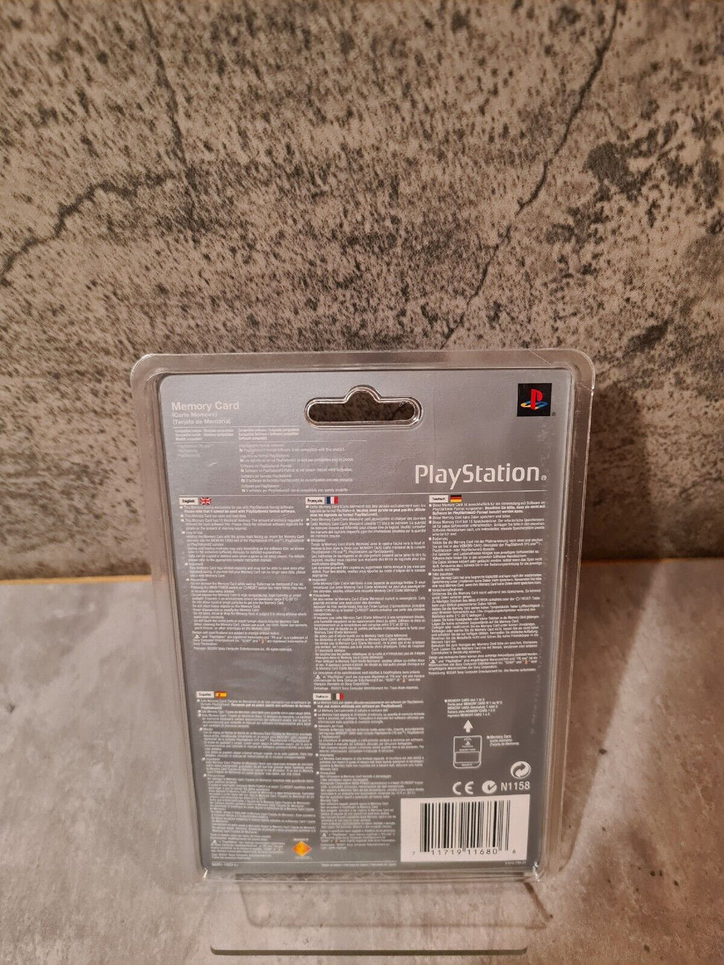 PS1 Sony Playstation Memory Card Sealed Neu New Inselblau SCPH-1020 - T-Retro-Games 