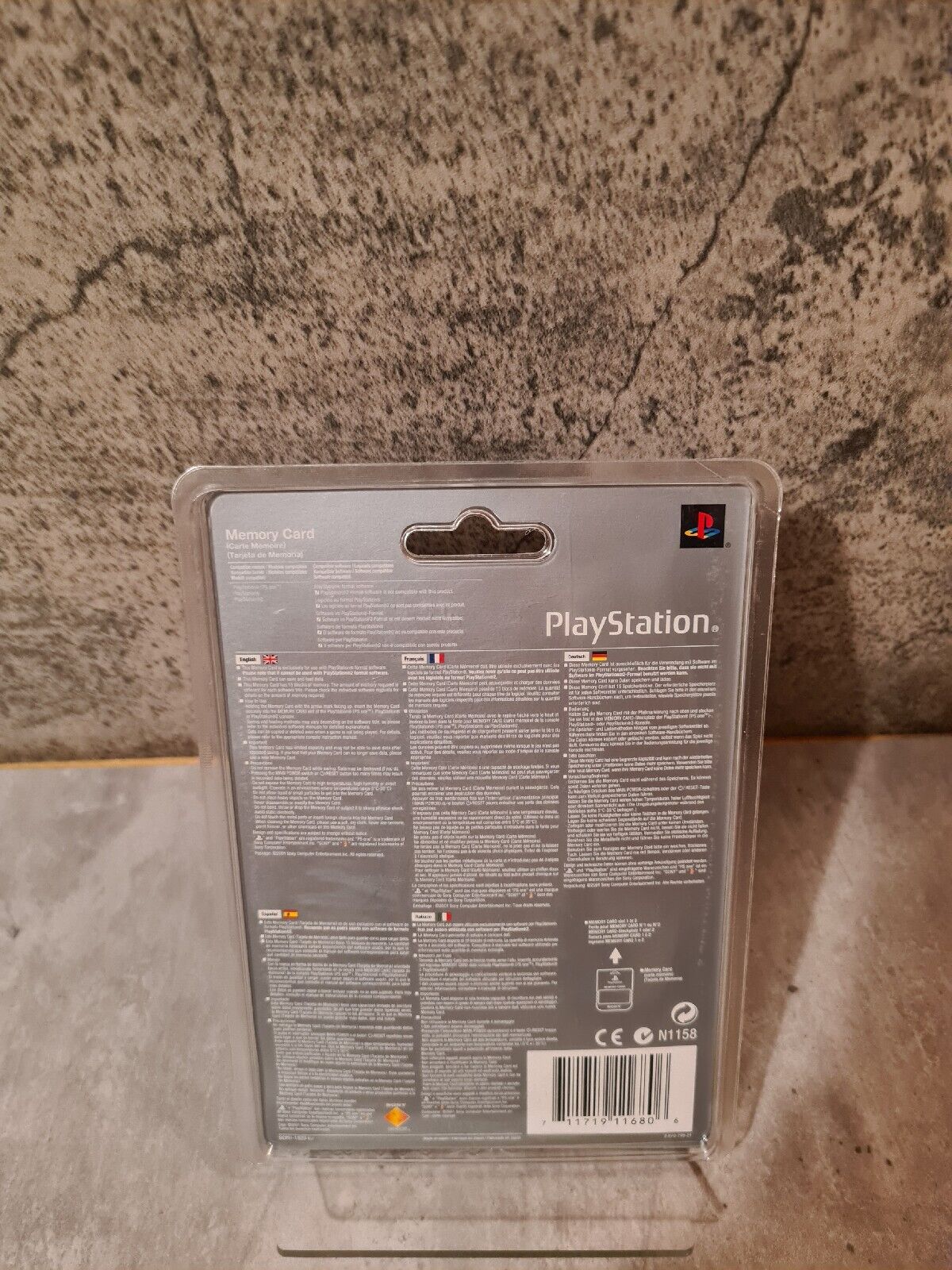 PS1 Sony Playstation Memory Card Sealed Neu New Inselblau SCPH-1020 - T-Retro-Games 