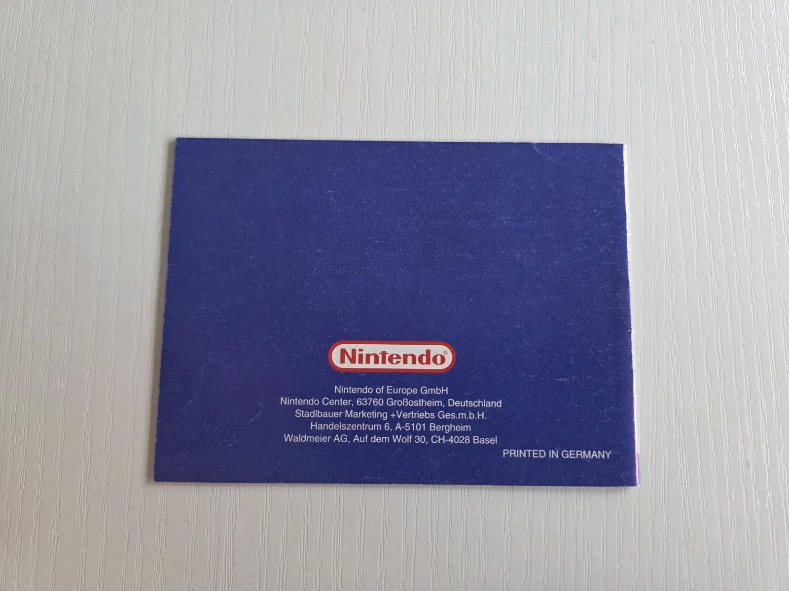 Nintendo Game Boy Classic Wario Land II  Instruction Booklet Spielanleitung NOE