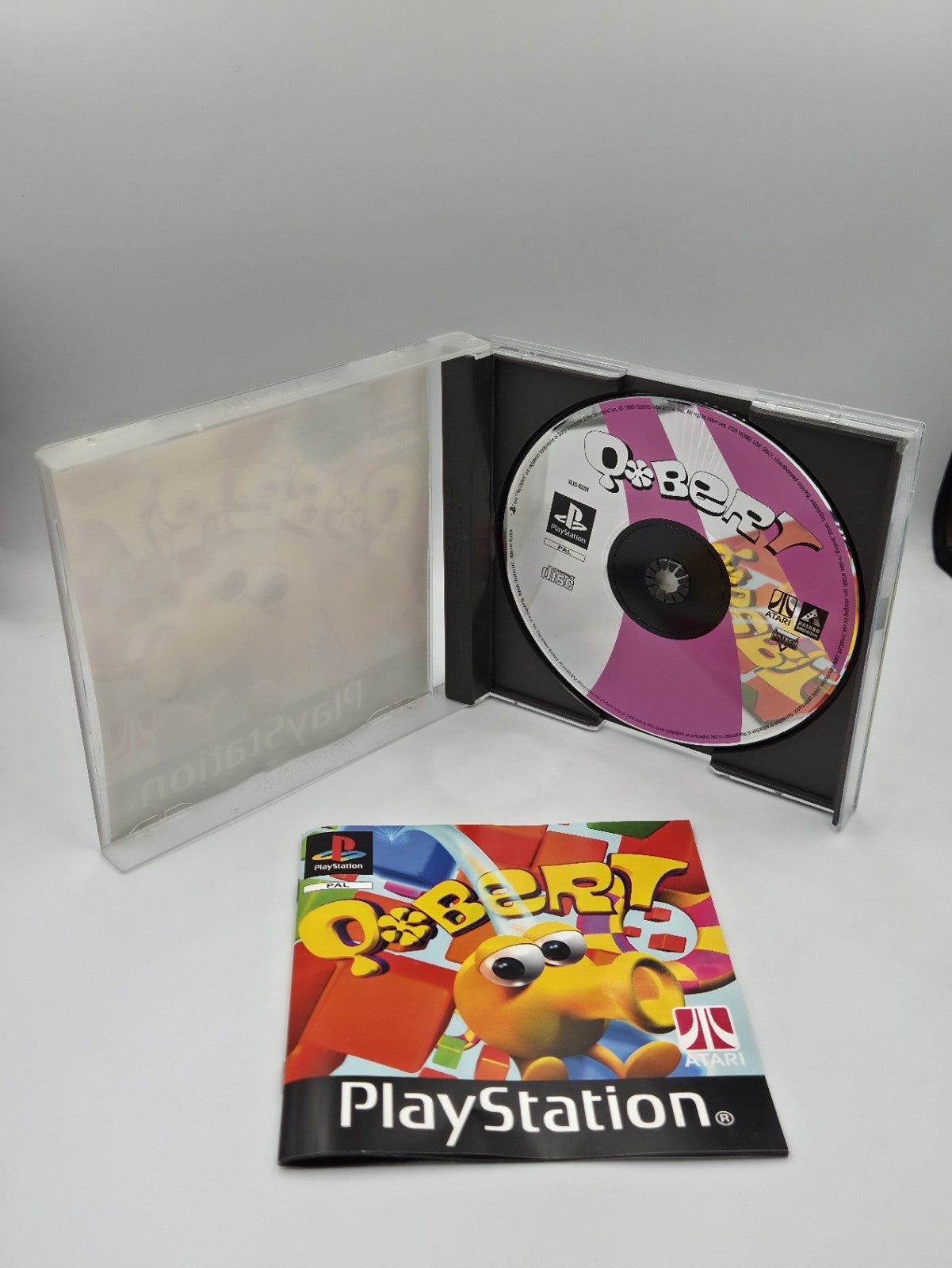 PS1 Playstation 1 Spiel Q*Bert mit OVP und Anleitung Deutsch