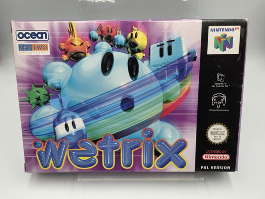 N64 Nintendo 64 Wetrix mit OVP und Anleitung EUR
