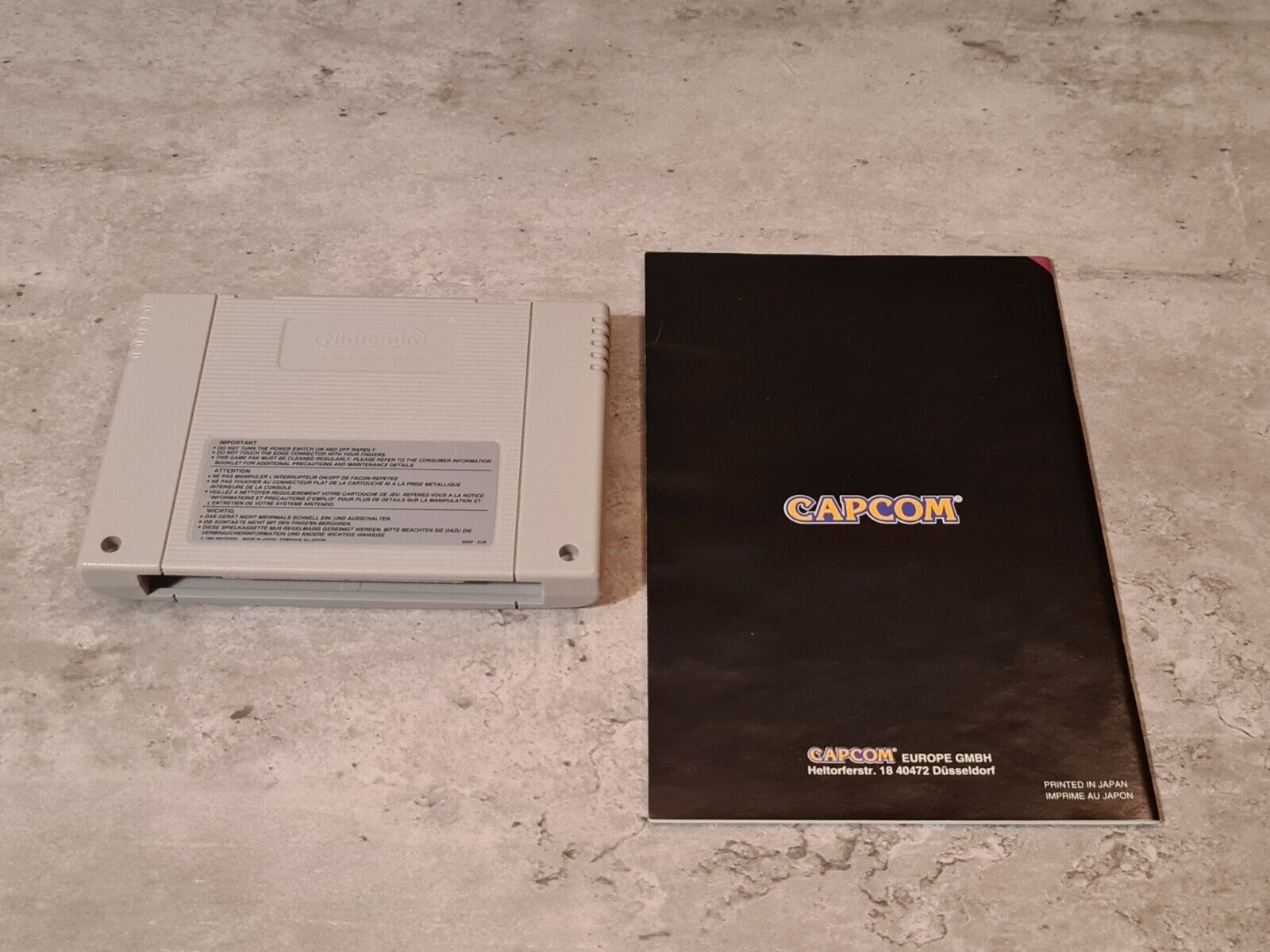 SNES Super Nintendo Demon's Crest mit OVP und Anleitung EUR - T-Retro-Games 