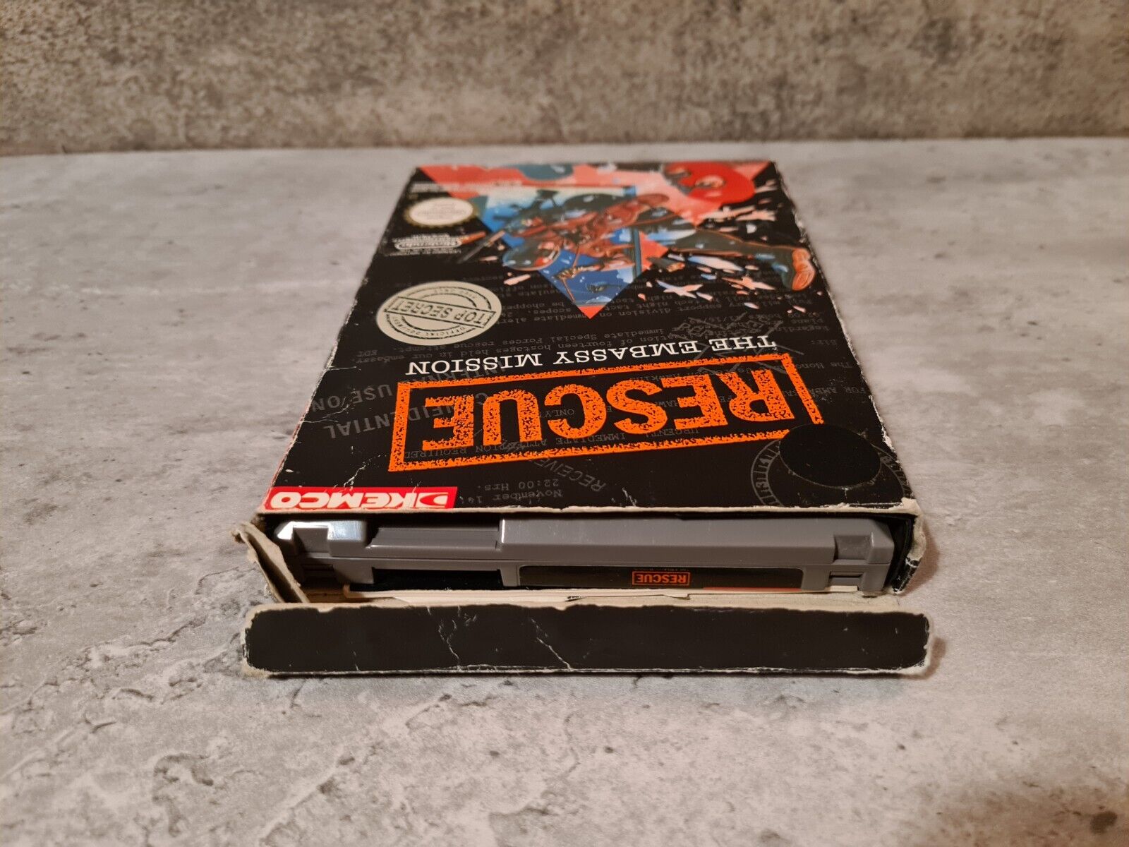 NES Rescue The Embassy Mission mit OVP und Anleitung SCN - T-Retro-Games 